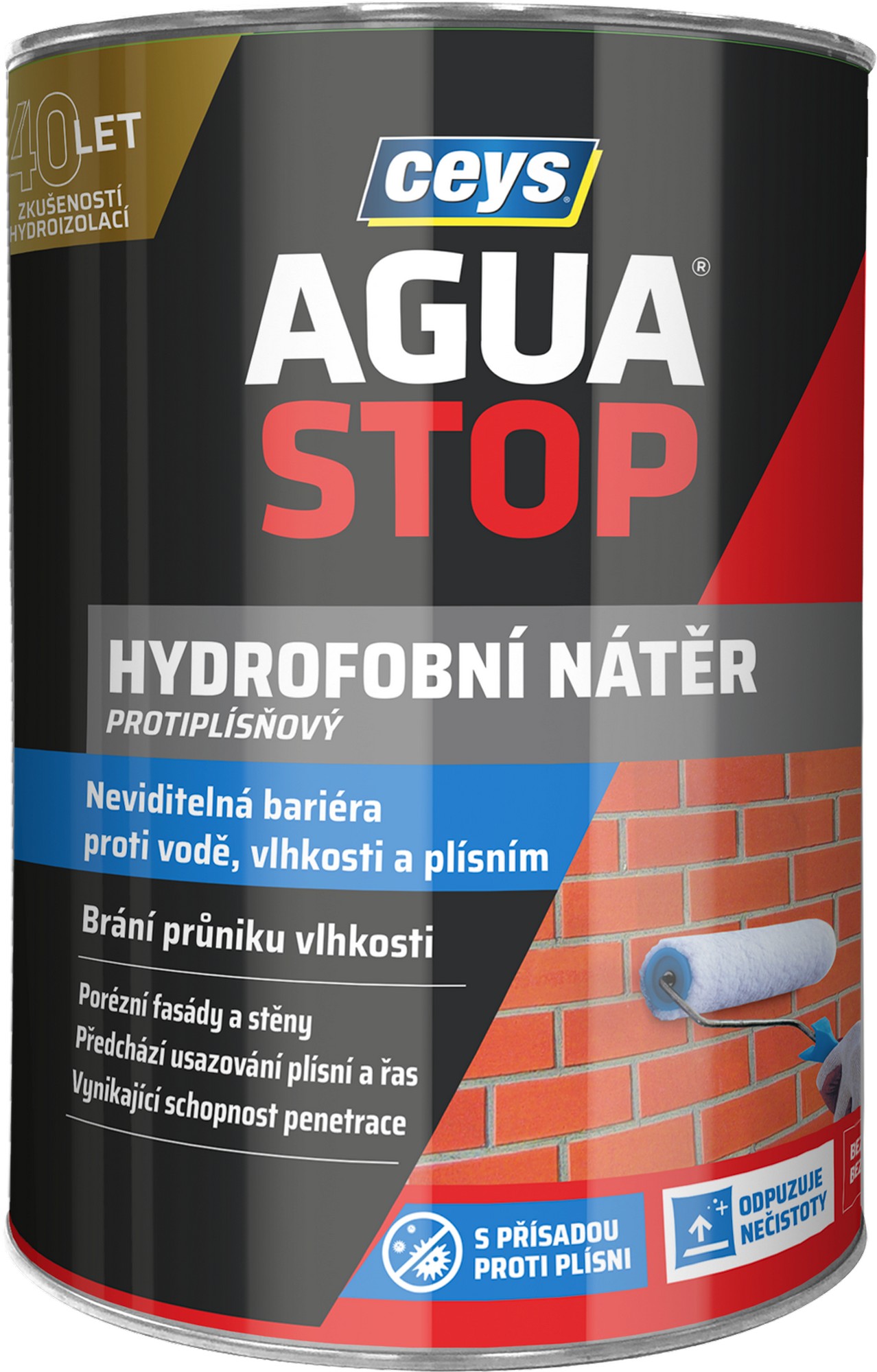 Nátěr hydrofobní Ceys AGUA STOP protiplísňový 5 l