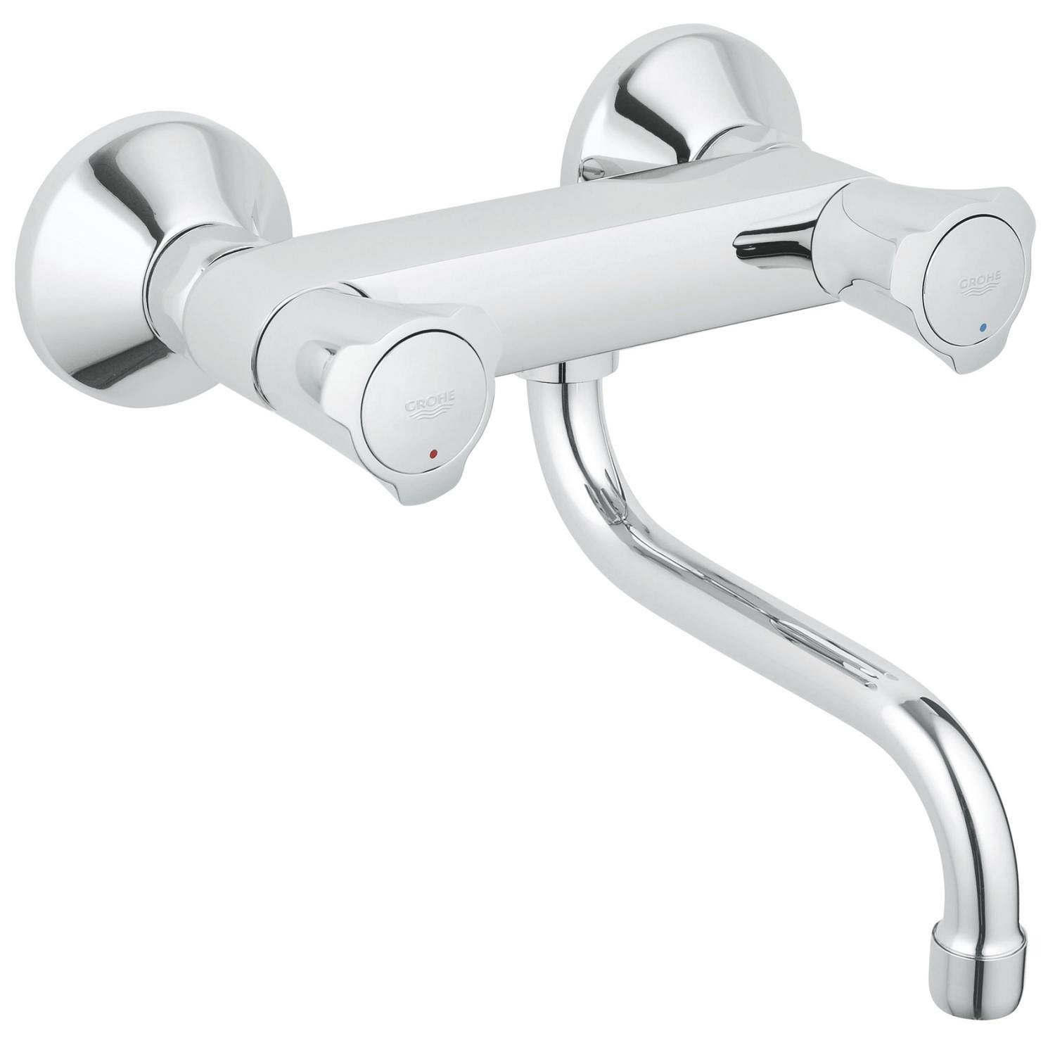 Baterie dřezová nástěnná Grohe Costa L 150 mm chrom 31187001