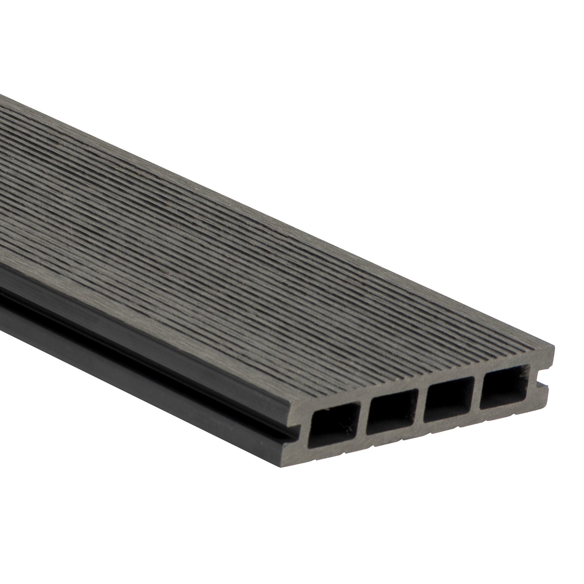 Prkno terasové WPC PERI OSK duté grey 25×140×4000 mm