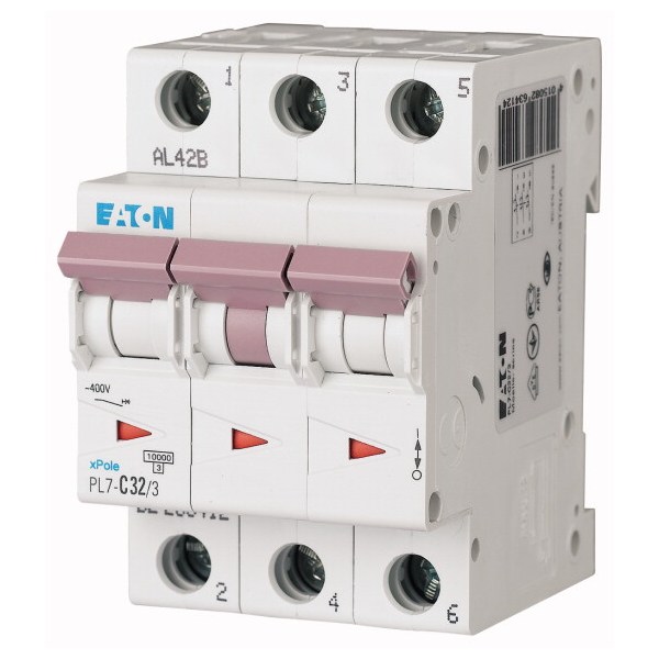 Jistič Eaton PL7-C32/3 10 kA C 32 A