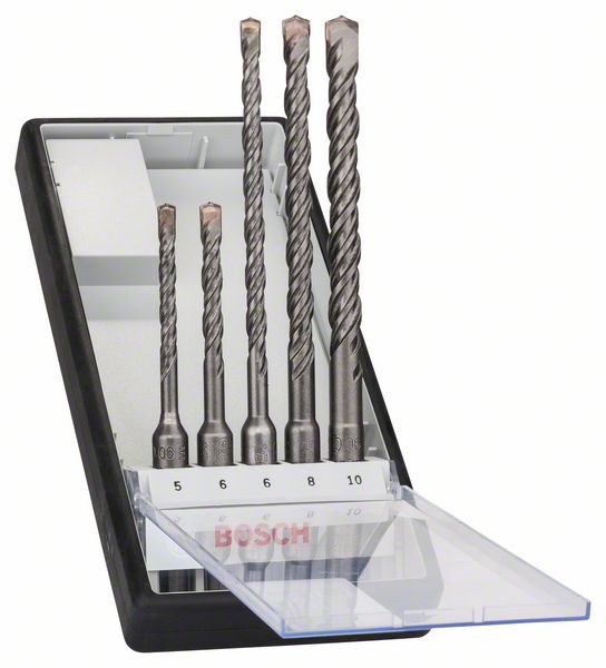 Sada vrtáků do betonu Bosch SDS plus-5 5–10 mm 5 ks