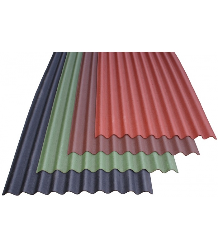 Deska asfaltová vlnitá Onduline černá 950×2 000 mm