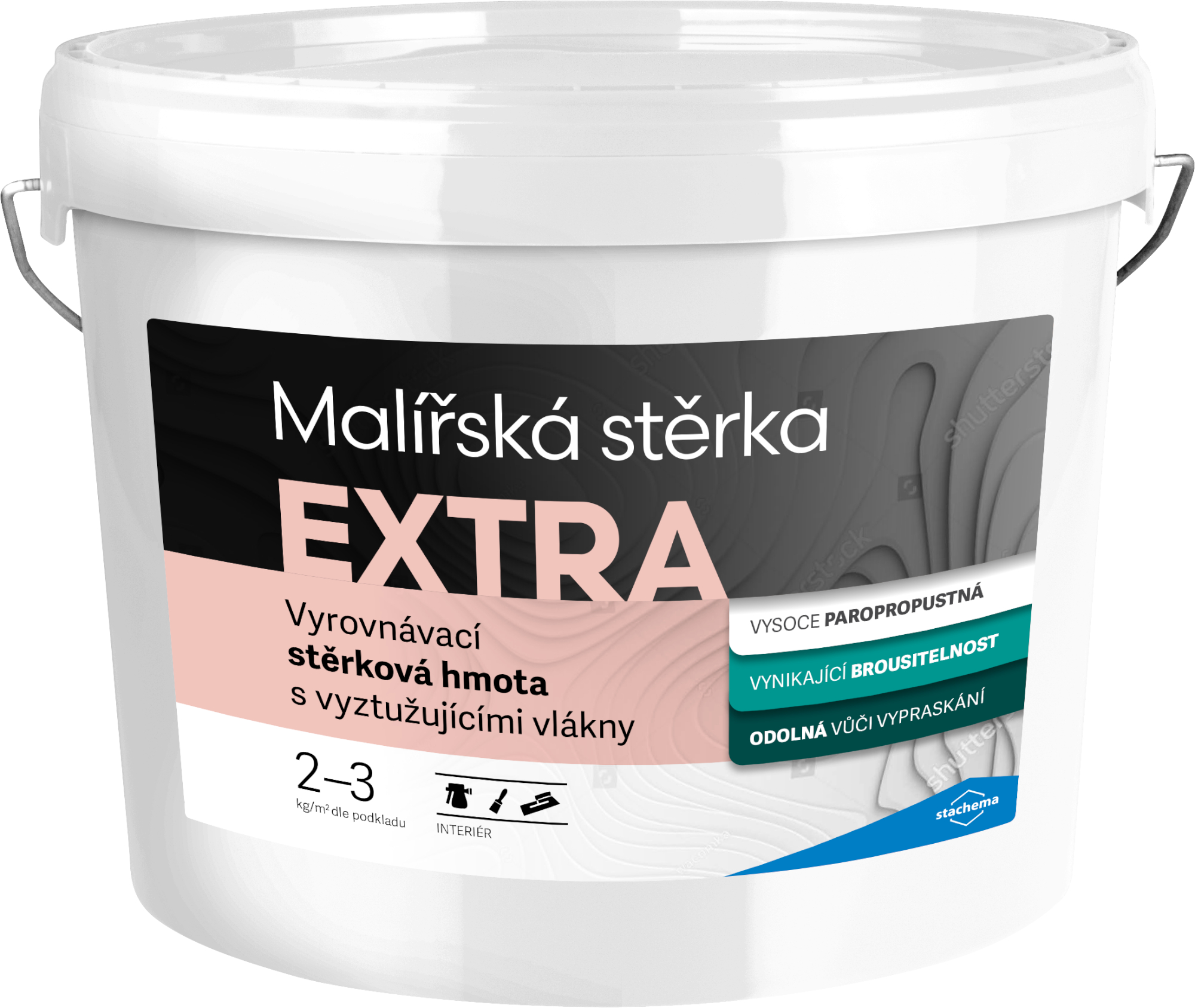 Stěrka malířská Stachema EXTRA bílá 5 kg
