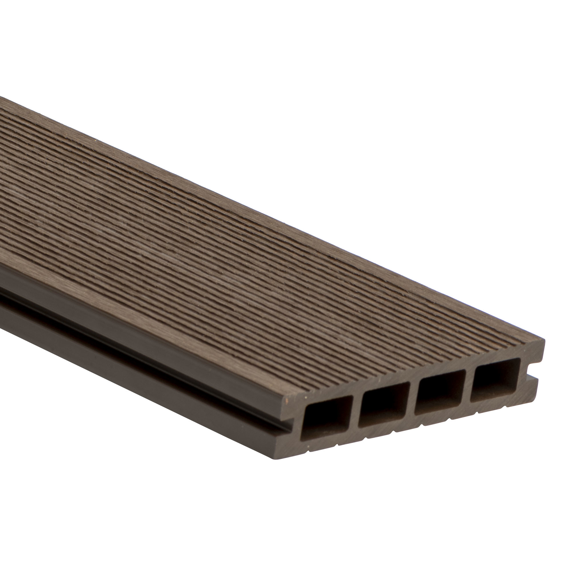 Prkno terasové WPC PERI OSK duté chocolate 25×140×4000 mm