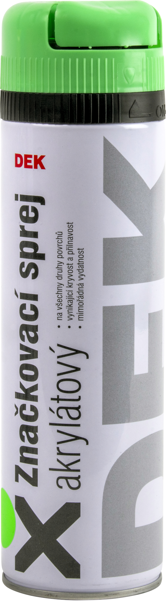 Sprej značkovací DEK zelený, 0,5 l