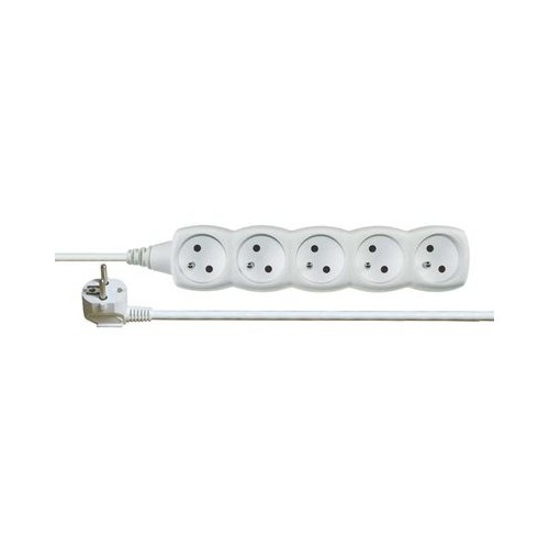 Kabel prodlužovací 5zásuvka Emos 5 m 1 mm2 IP 20