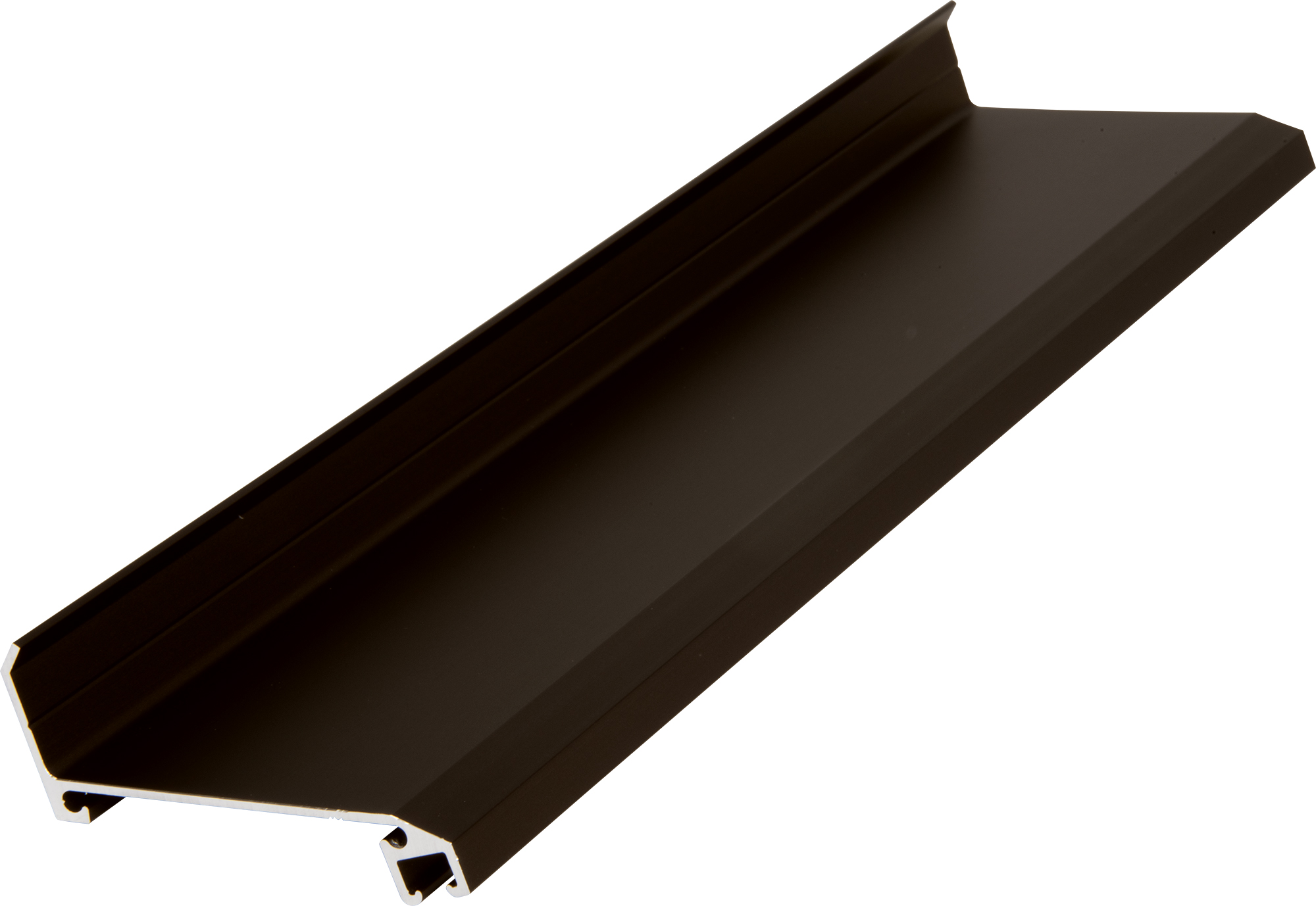 Profil stěnový hliníkový elox bronz délka 6,4 m