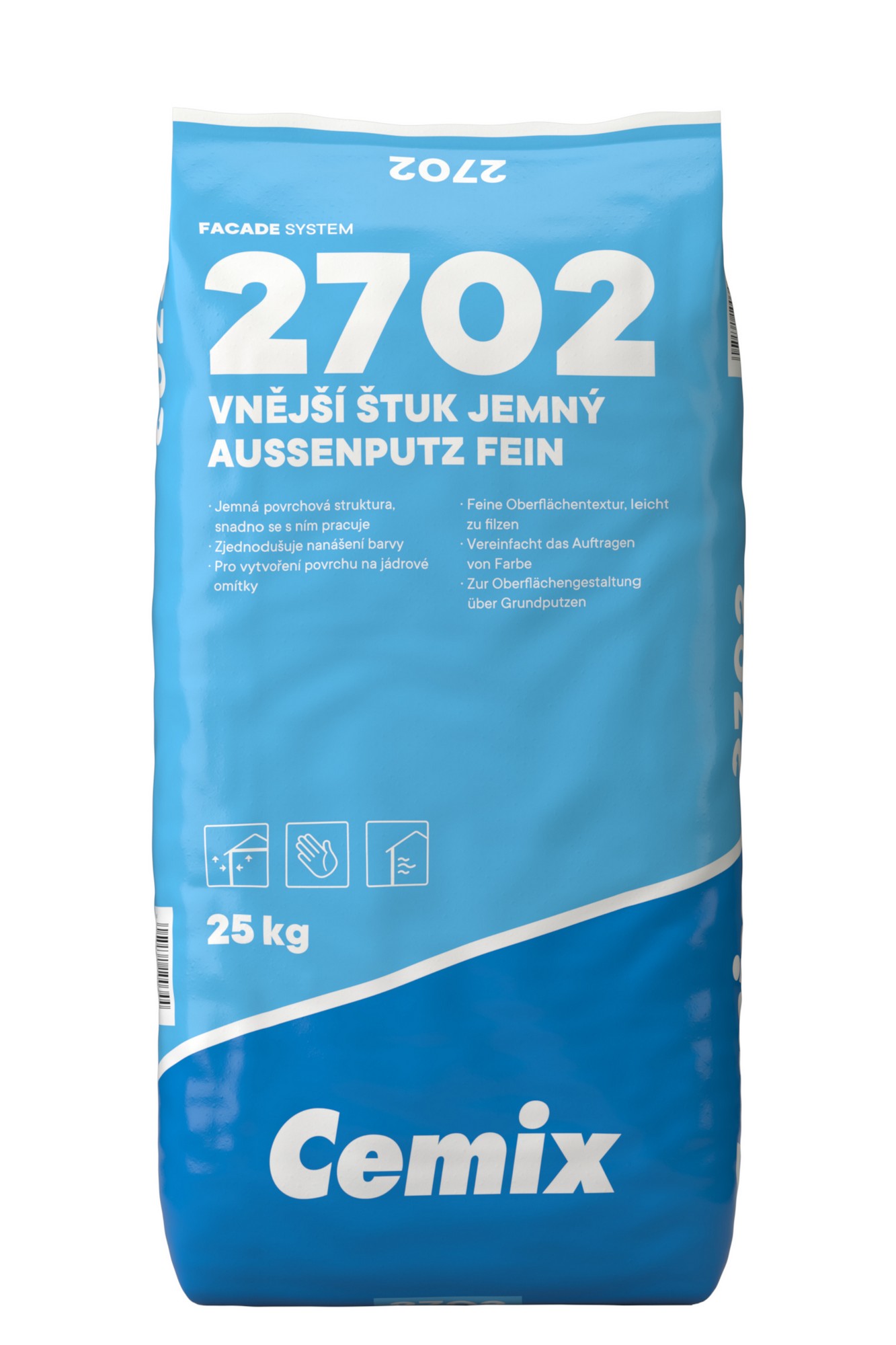 Štuk vnější jemný Cemix 2702 25 kg