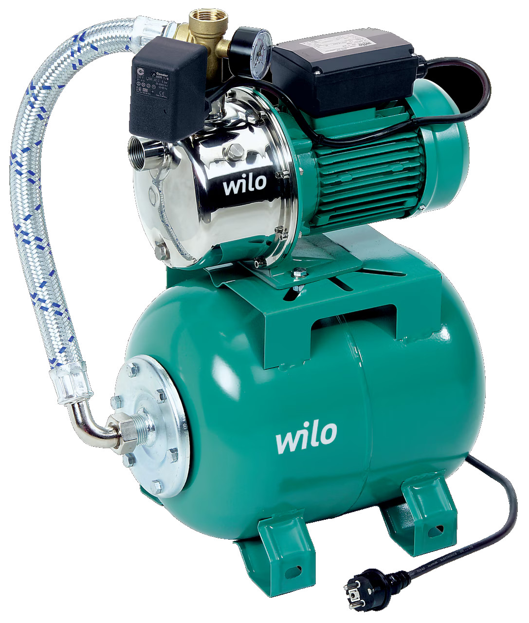 Vodárna domácí samonasávací Wilo- HWJ-203-EM-50/2-2 50 l 230 V vaková expanzní nádoba