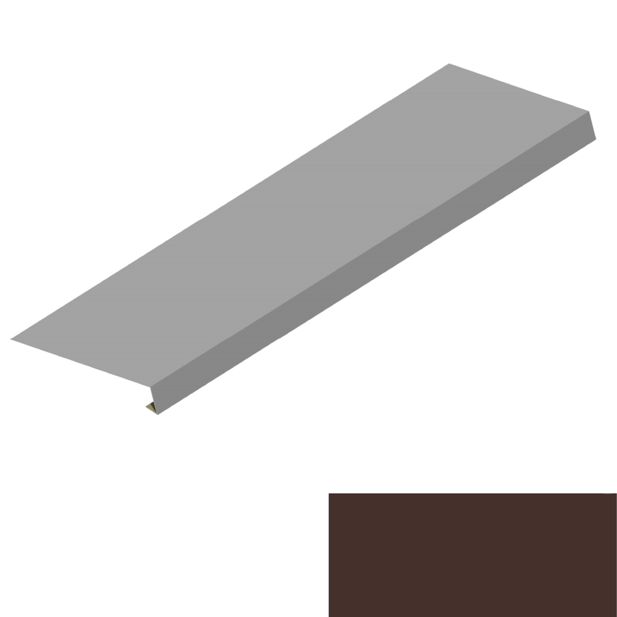 Okapnice DHV RS138S-135 SP 25 RAL 8017 hnědá