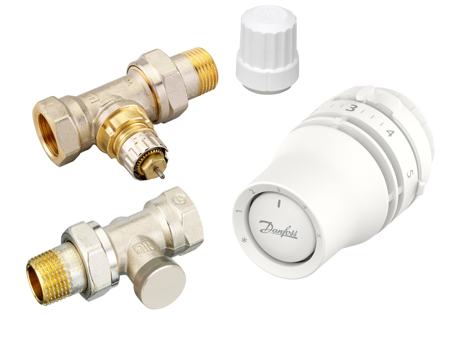 Sada Danfoss Redia RA + RA-IN + RVL-S DN 15 přímá
