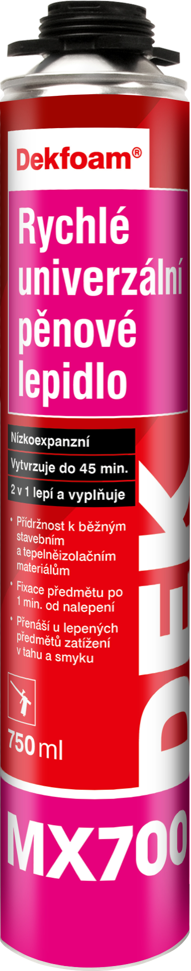 Lepidlo univerzální pěnové DEKFOAM MX700 750 ml