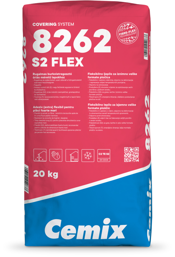 Lepidlo cementové C2TE S2 Cemix 8262 S2 FLEX 25 kg