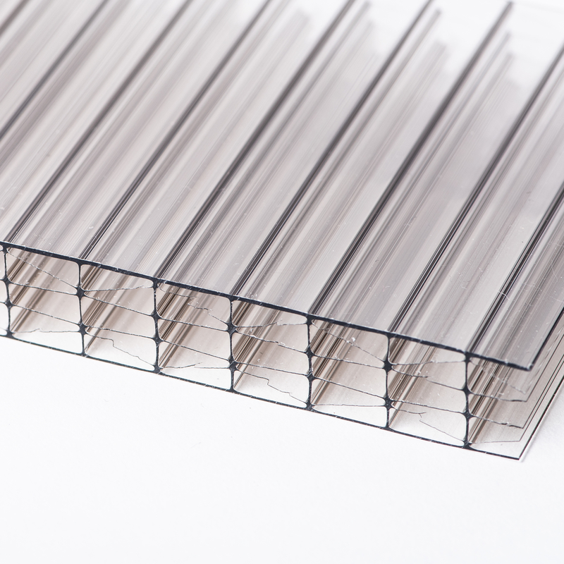 Deska polykarbonátová dutinková MULTICLEAR 10 STRONG 6 WALL 2UV bronz 1500×6000 mm