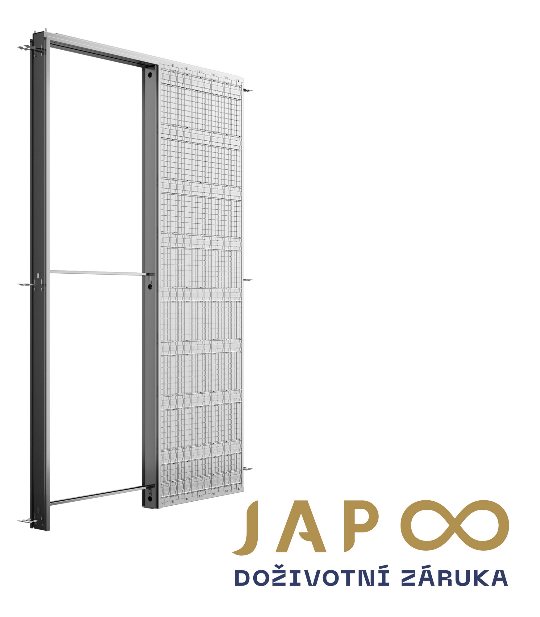 Pouzdro pro posuvné dveře JAP Norma Standard 900×1970mm do zdiva tl. 100 mm