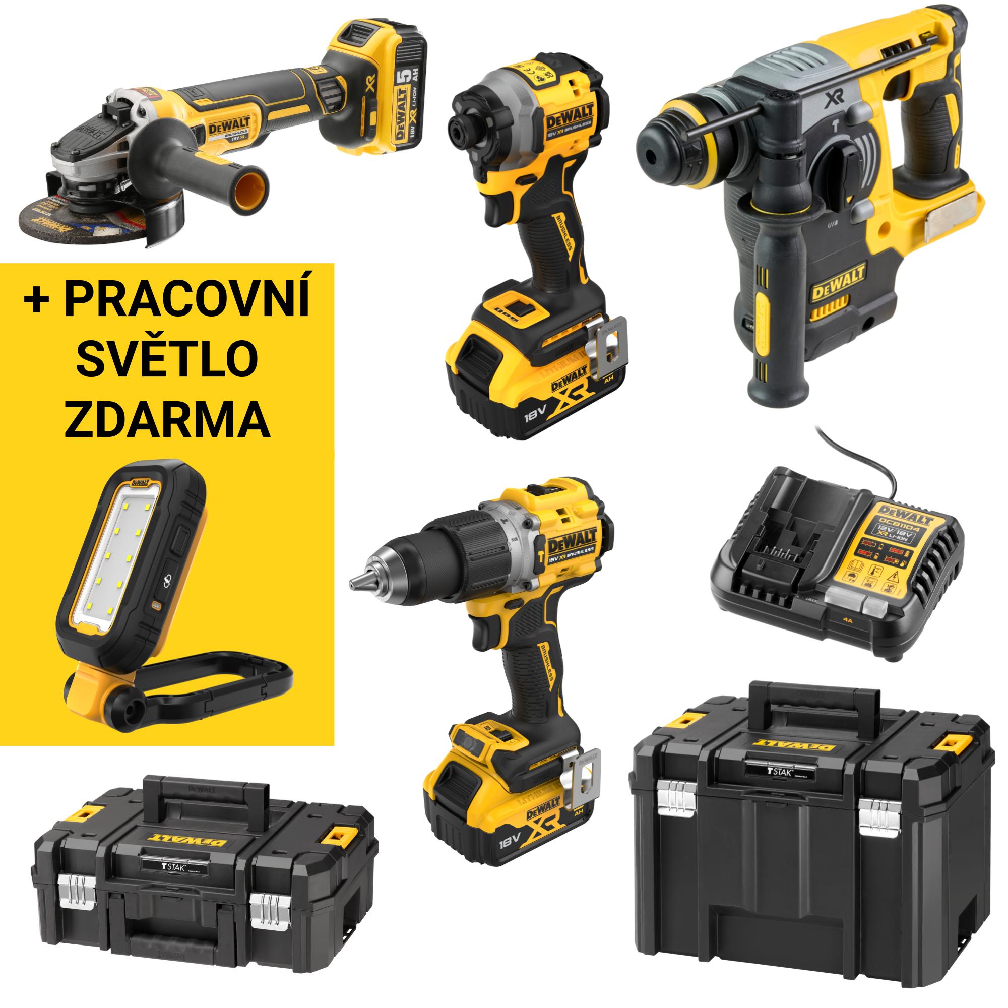 Sada AKU nářadí DeWALT DCK429P3T 18 V