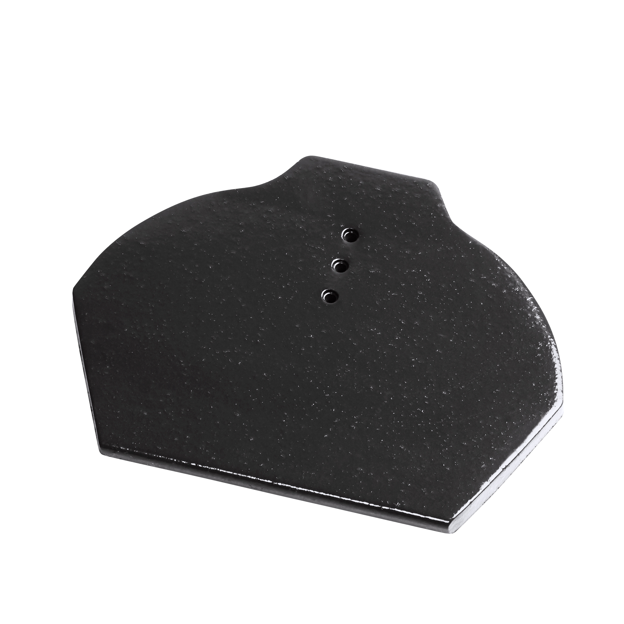 Ukončení hřebene spodní 21 cm Tondach glazura břidlicově černá Stodo