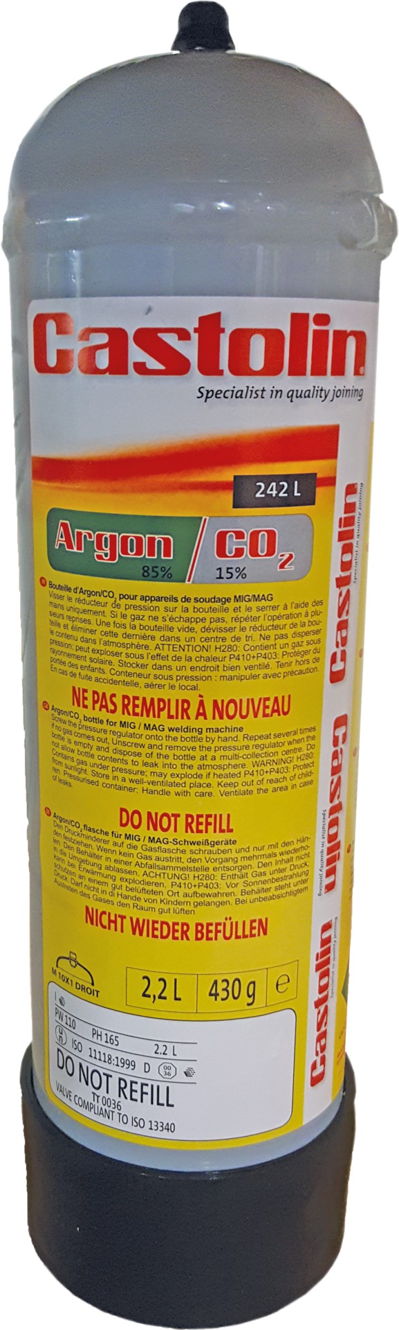 Náplň plynová Castolin MIX Argon + CO2