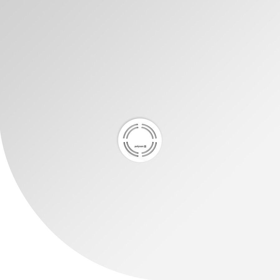 Vanička sprchová Polysan Flexia 900×900×25 mm R550