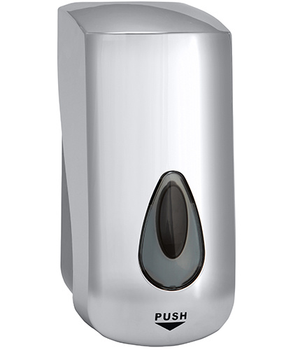 Dávkovač mýdla nástěnný Bemeta 1 000 ml plast šedý