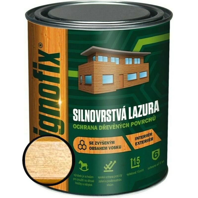 Lazura silnovrstvá Lignofix pinie 2,5 l