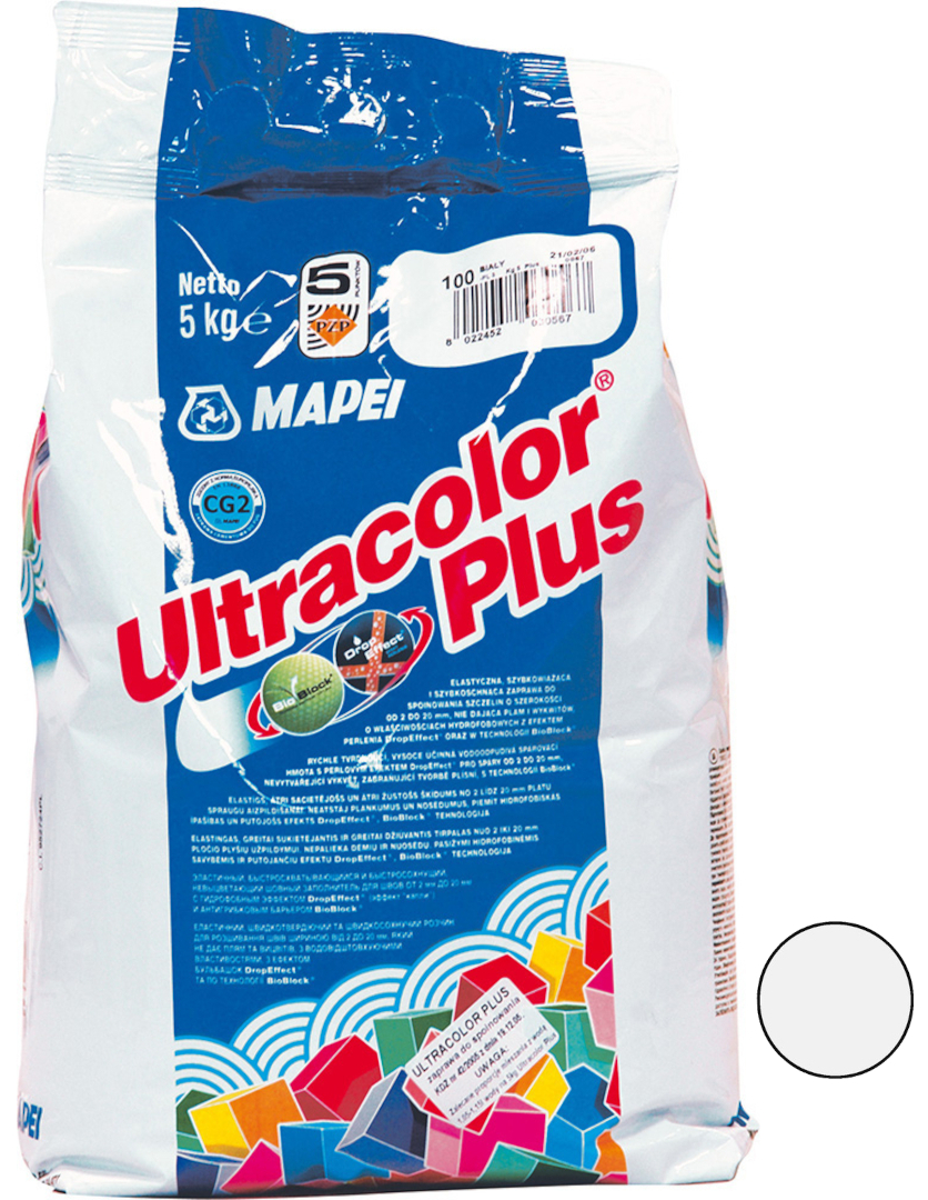 Hmota spárovací Mapei Ultracolor Plus 100 bílá 2 kg