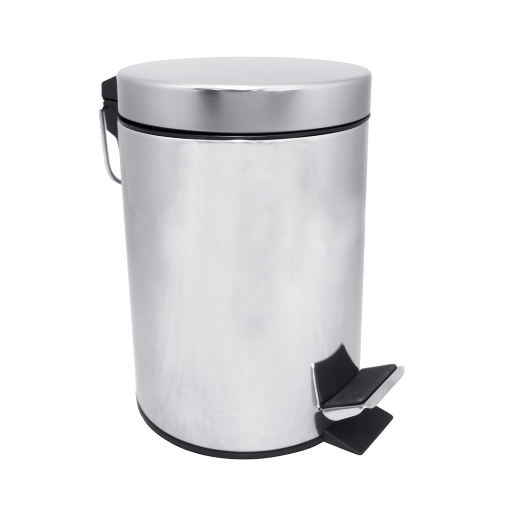 Koš odpadkový Bemeta 5 l s víkem nerez lesk