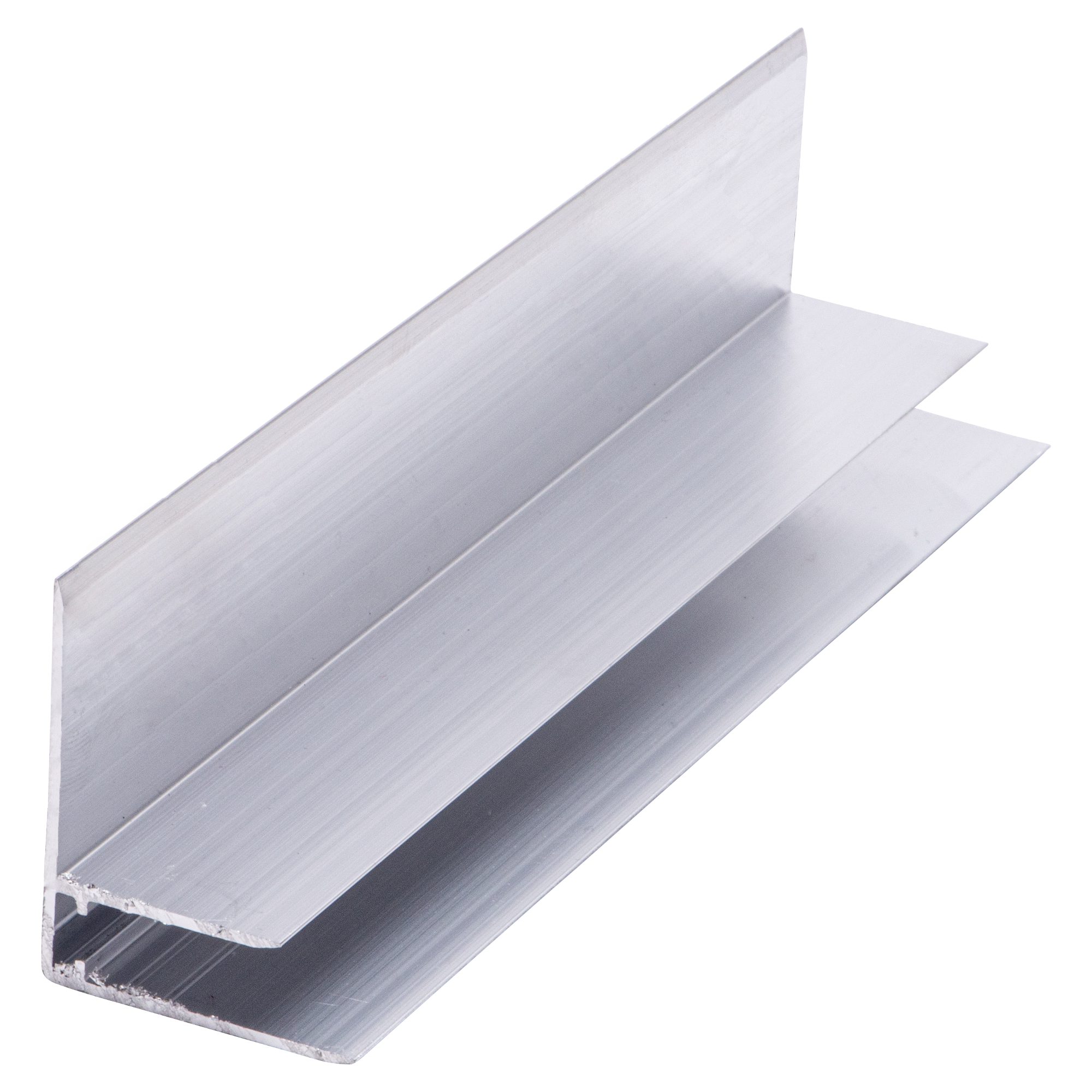 Profil F ukončovací hliníkový 10 mm délka 6 m