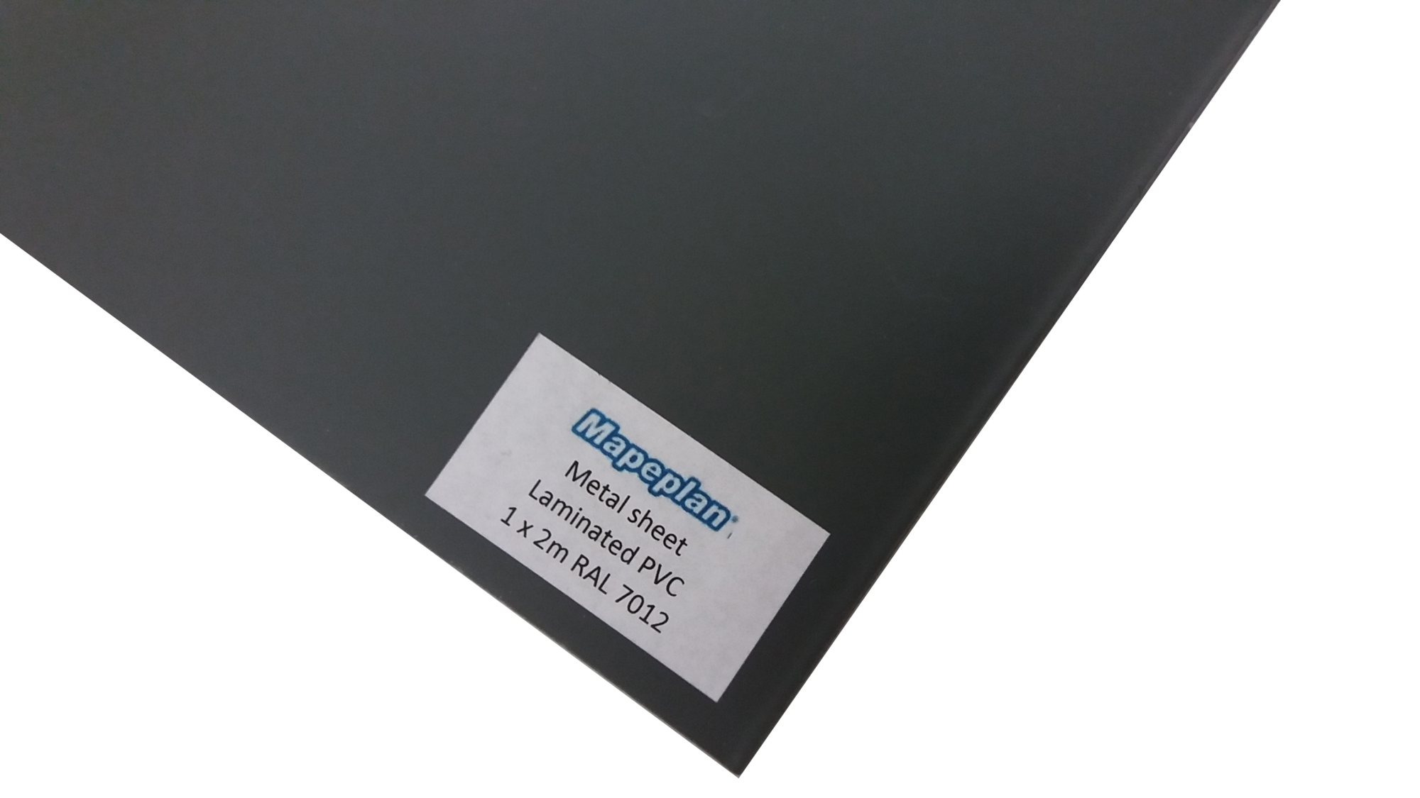 Poplastovaný plechMAPEPLAN T (tmavě šedý)