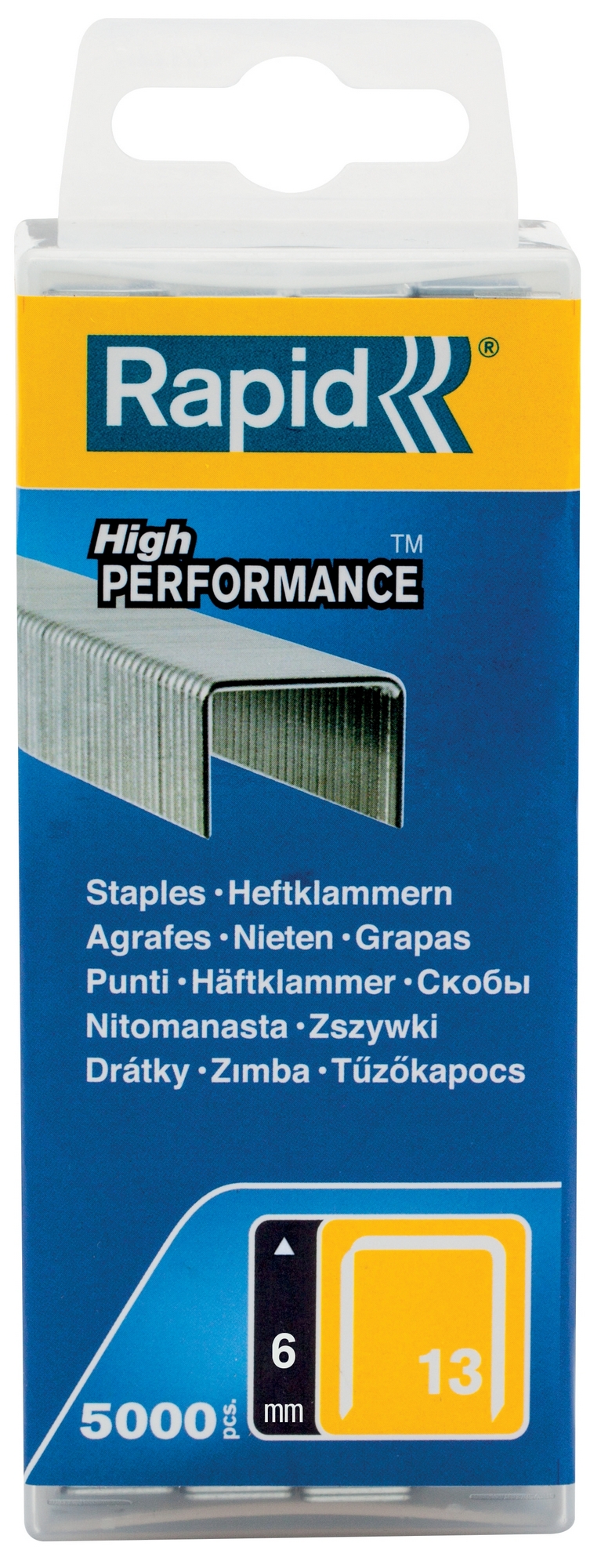 Spony Rapid High Performance 13 10,6×6×0,7 mm 5 000 ks