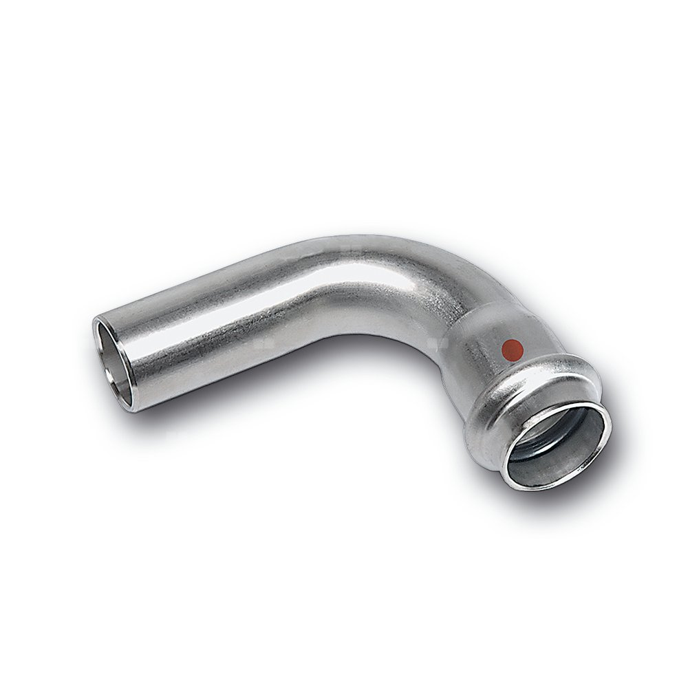 Oblouk 90° lisovací Sanha NiroTherm 91001A 15 mm MF