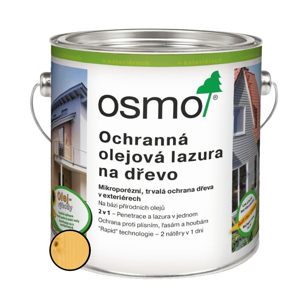 Lazura olejová ochranná Osmo 710 pinie 0,75 l