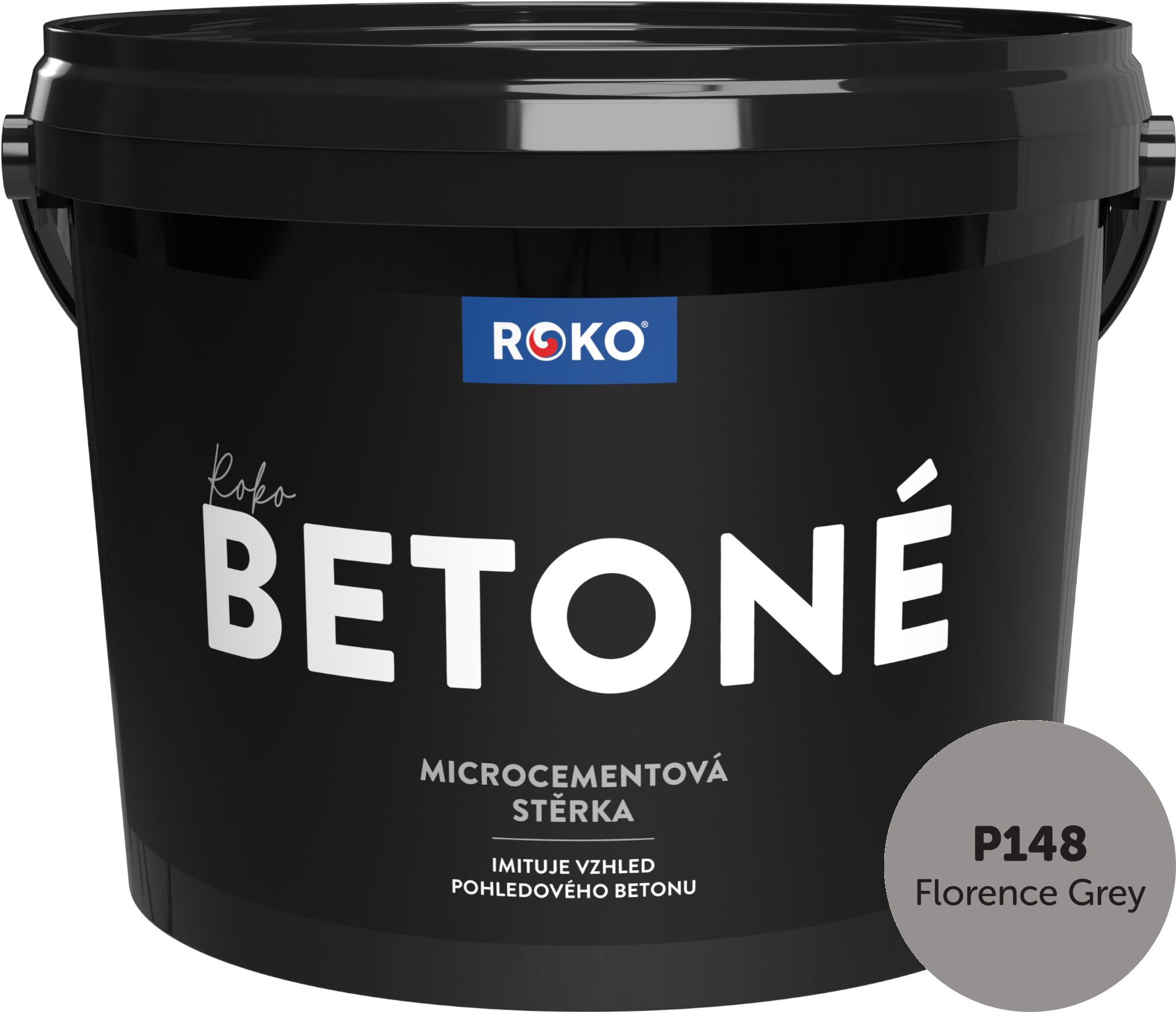 Levně Stěrka dekorativní Roko Betoné P148 Florence Grey 14 kg