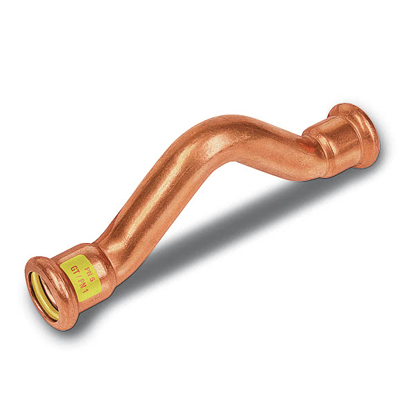 Oblouk přemosťovací lisovací Sanha Cu Press Gas 10085 15 mm FF