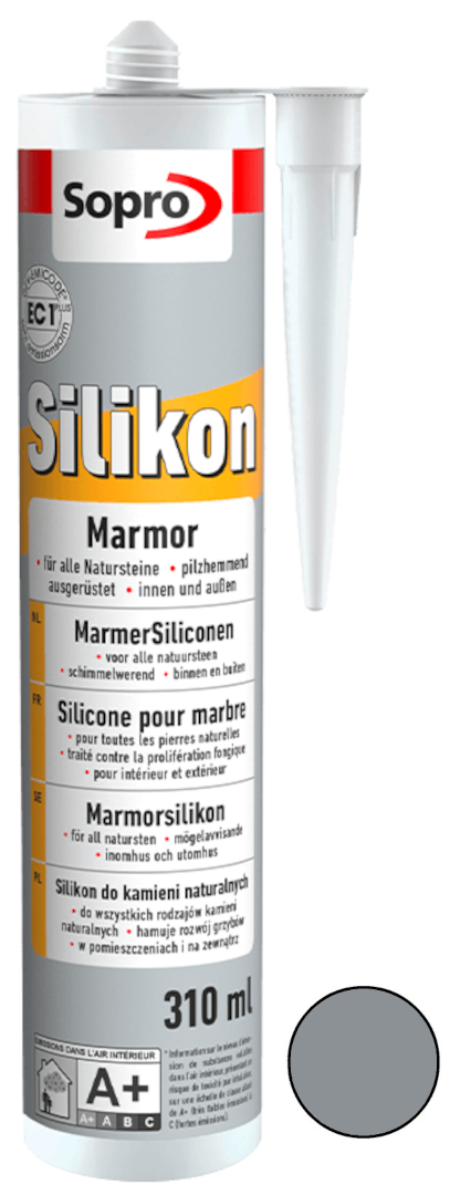 Tmel silikonový Sopro MSI šedý beton 310 ml