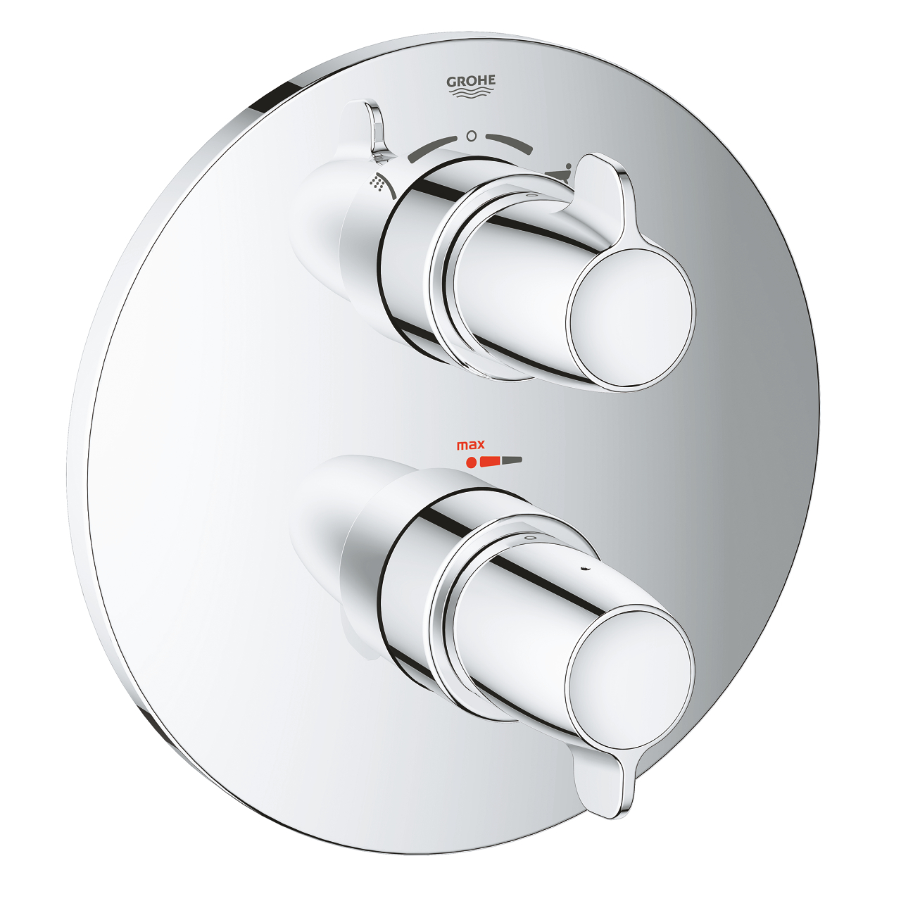 Díl nadomítkový Grohe Grohtherm Special chrom s přepínačem 29095000