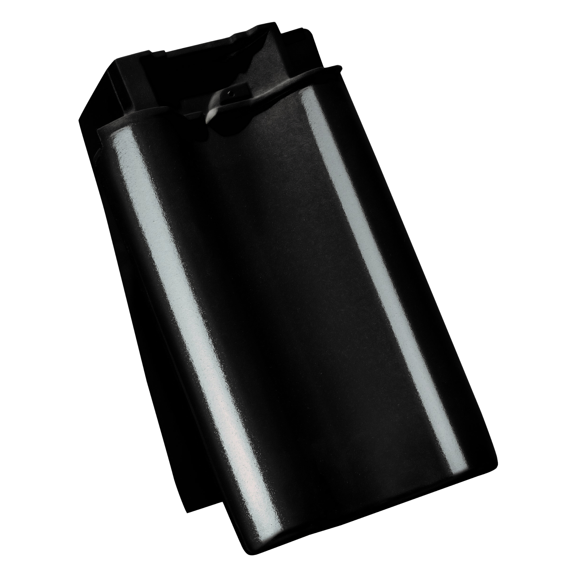 Taška okrajová levá Tondach Sensaton 11 glazura amadeus černá