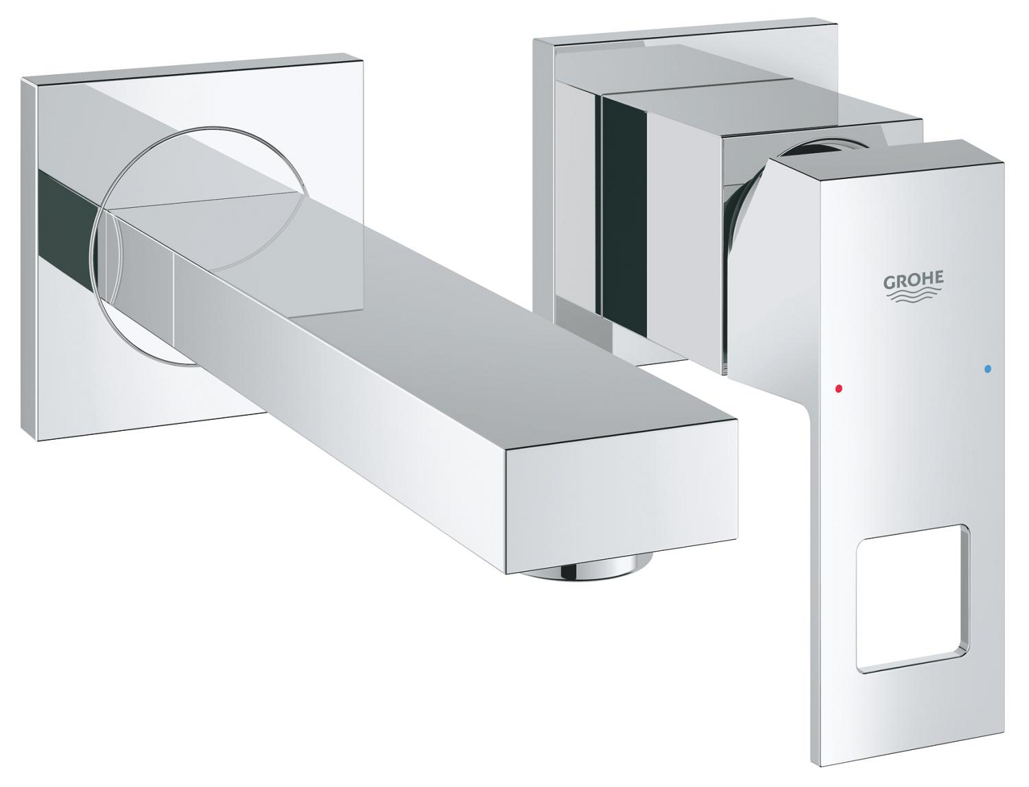 Díl nadomítkový Grohe Eurocube 2 otvory, velikost S chrom 19895000