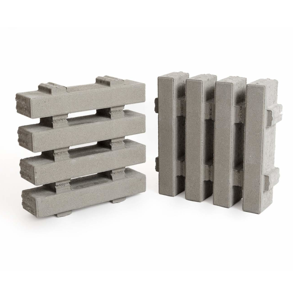 Levně Dlažba betonová Liapor Rainstone šedá 400×400×100 mm