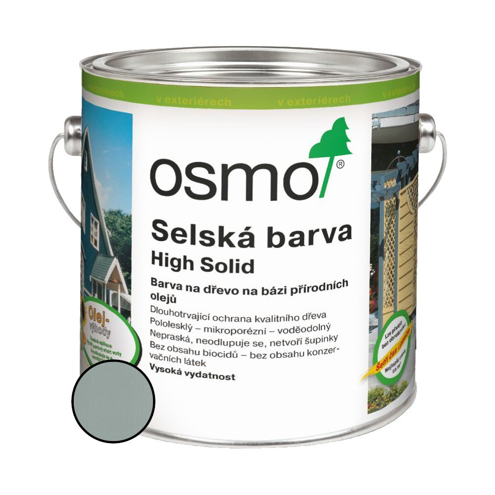Nátěr venkovní Osmo 2742 Selská barva silniční šedá 2,5 l