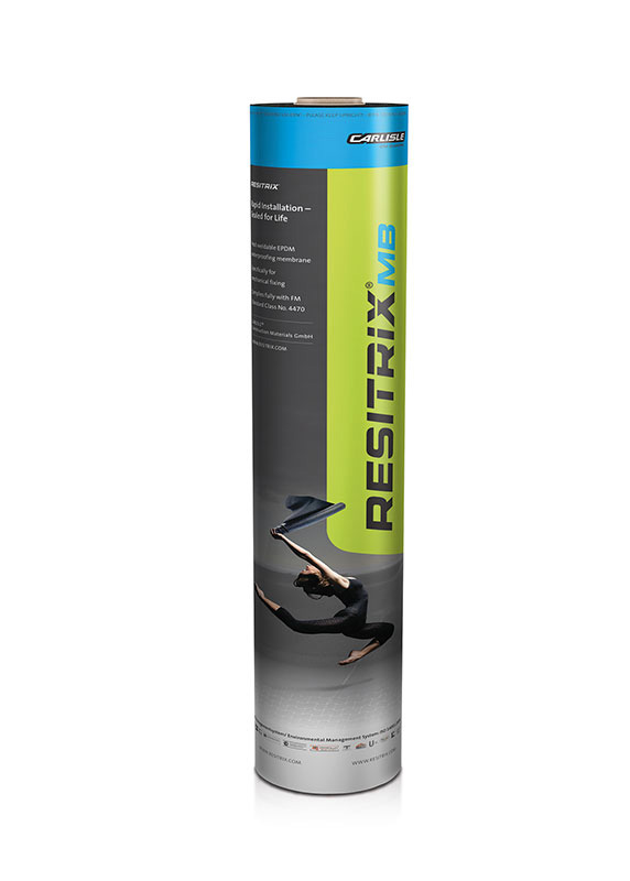 Fólie hydroizolační z EPDM Resitrix MB černá tl. 3,1 mm šířka 1,0 m (10 m2/role)