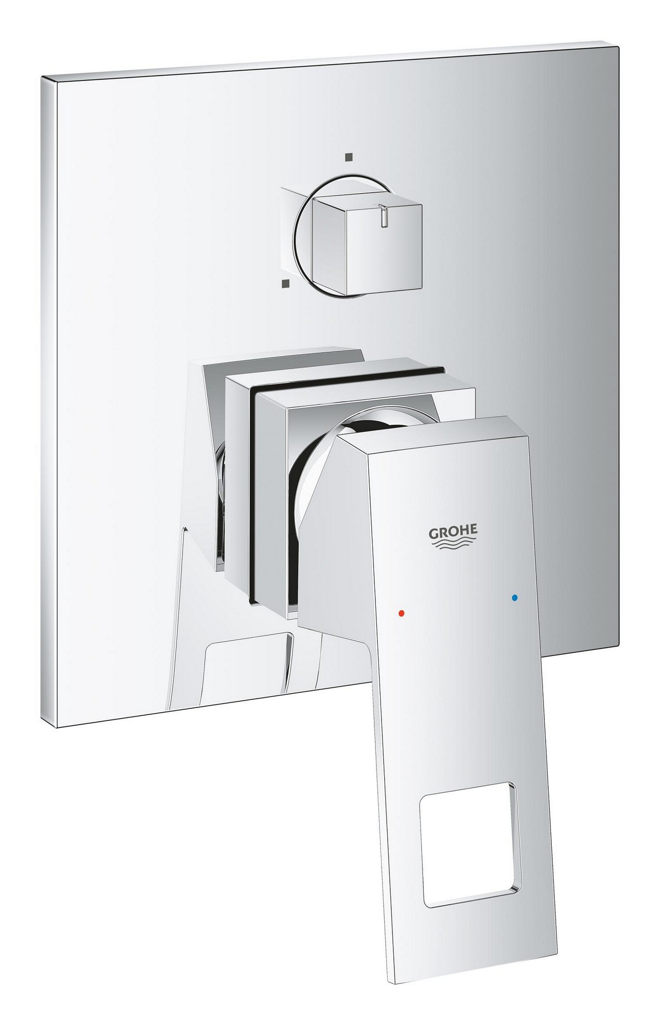 Díl nadomítkový Grohe Eurocube chrom s 3 směrným přepínačem 24094000