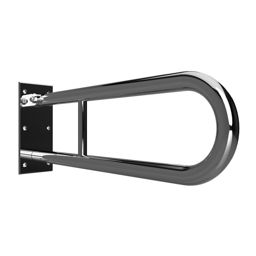 Úchyt sklopný ve tvaru U Bemeta Help 813 mm bez krytky nerez lesklý