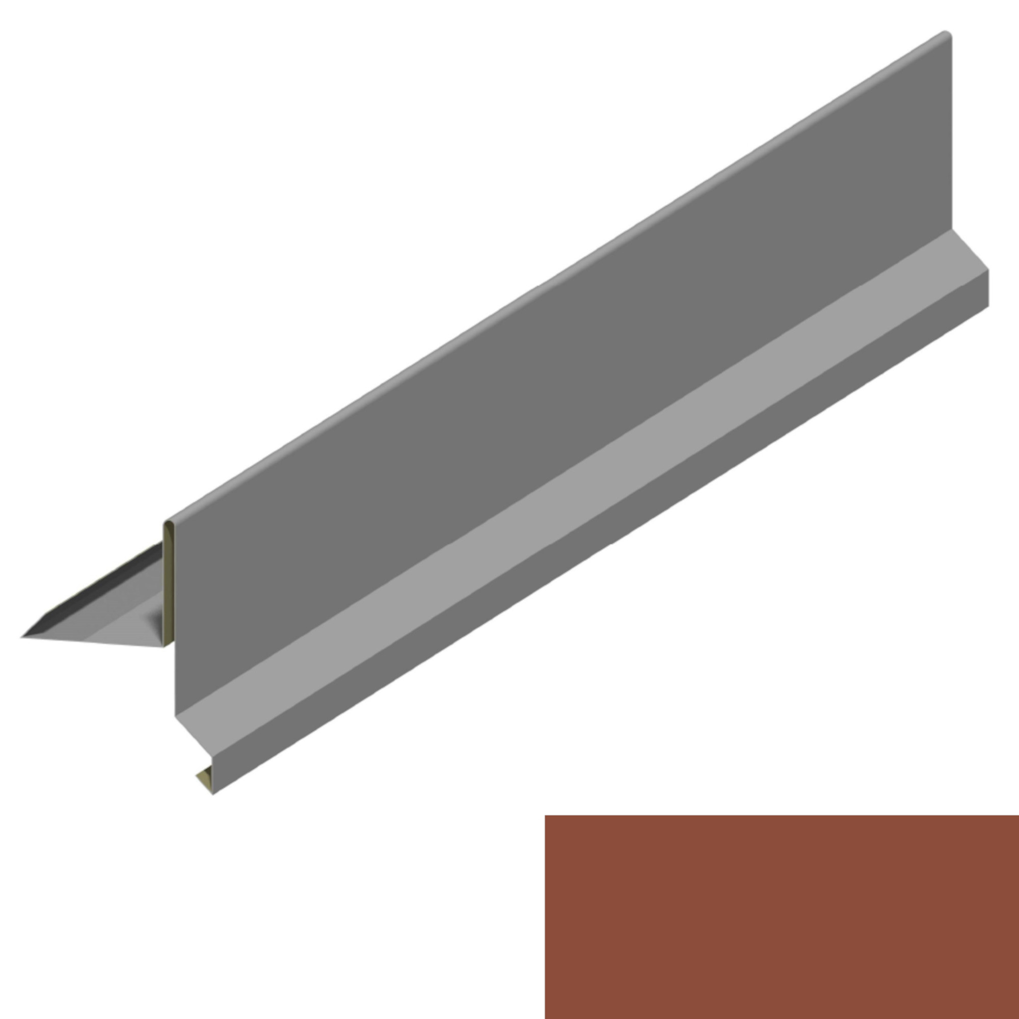 Závětrná lišta RS250SS SP 25 RAL 8004 cihlová