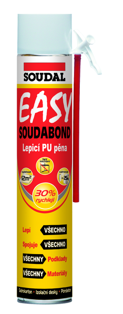 Pěna lepicí Soudal SOUDABOND EASY trubičková 750 ml