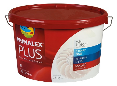 Malba interiérová PRIMALEX Plus bílá, 4 kg