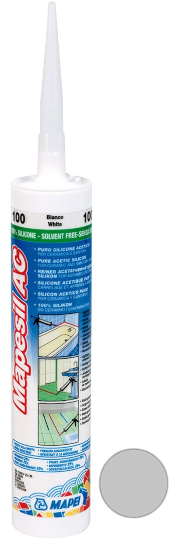 Tmel silikonový Mapei Mapesil AC 110 manhattan 2000 310 ml