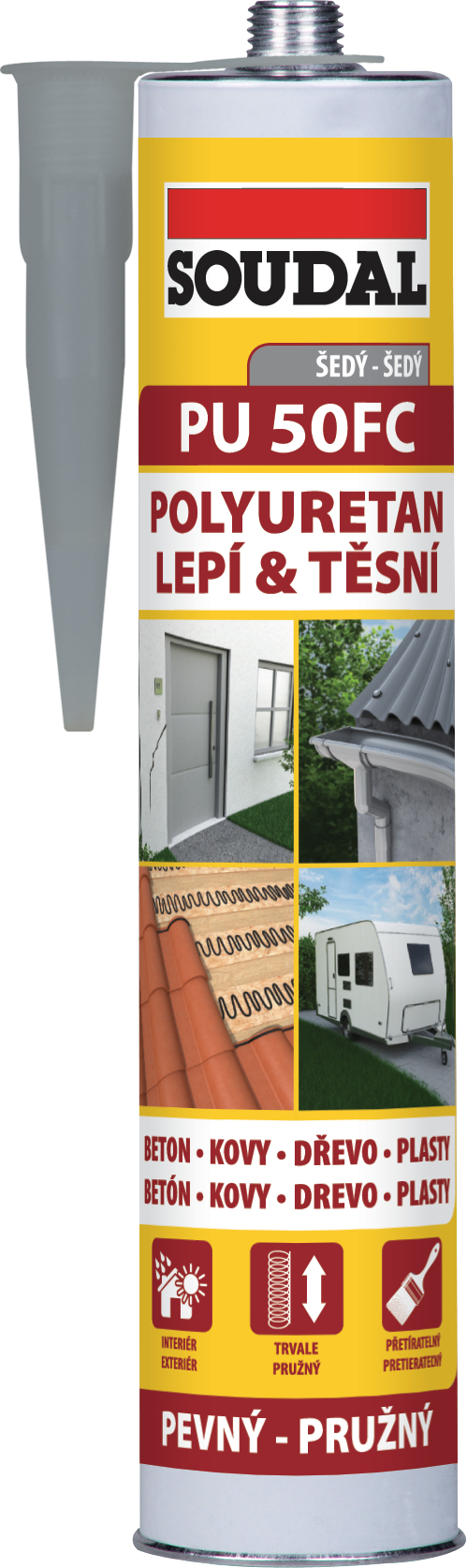 Tmel lepicí Soudal PU 50FC
