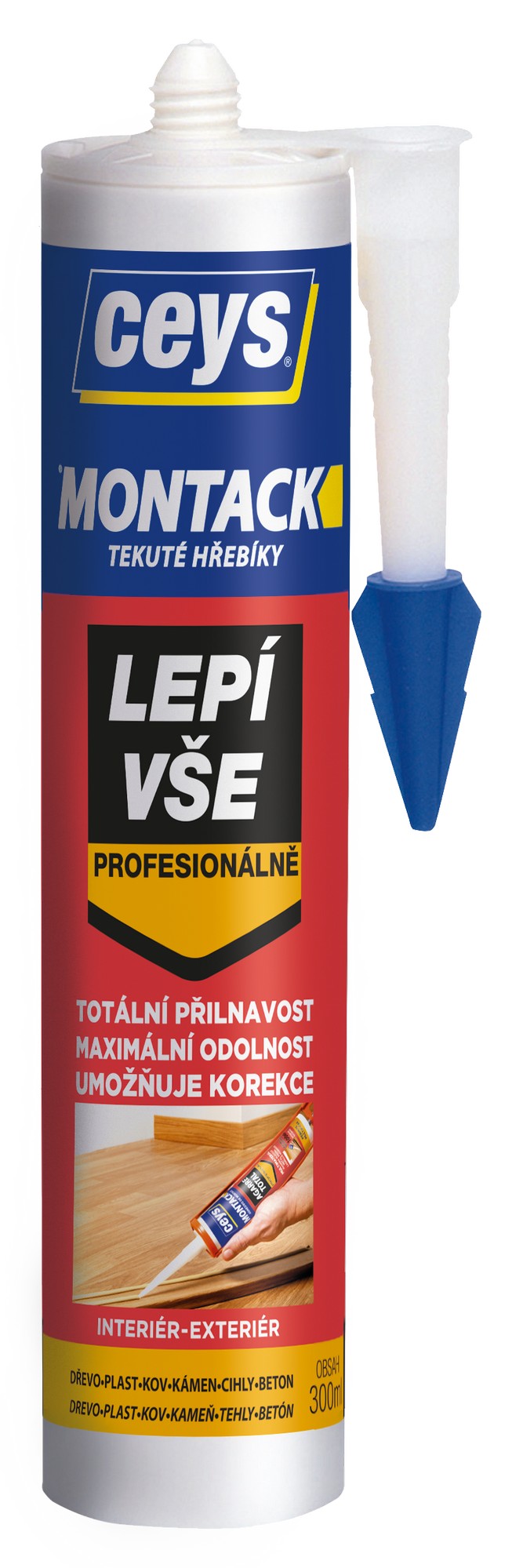 Lepidlo montážní Ceys MONTACK Lepí vše profesionálně 300 ml