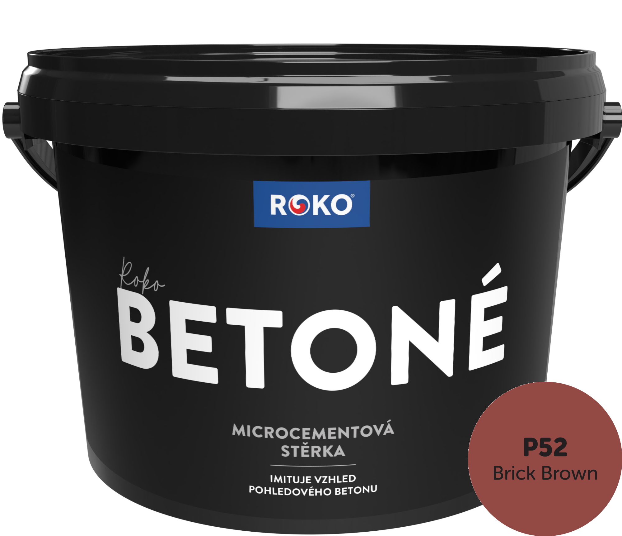 Levně Stěrka dekorativní Roko Betoné P52 Brick Brown 7 kg